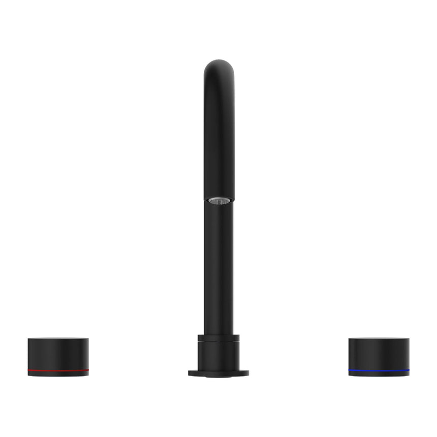 Nero Kara Bath Set Matte Black Tapware Nero