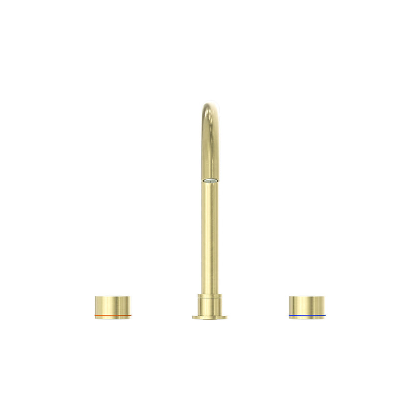 Nero Kara Kitchen Set Brushed Yellow Gold Tapware Nero