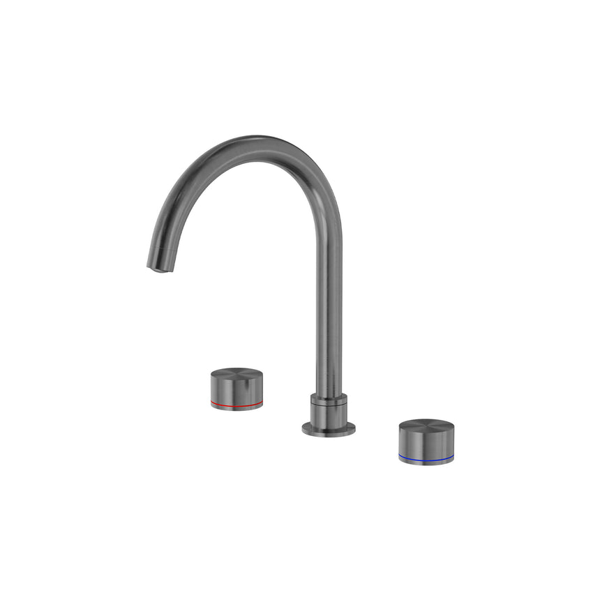 Nero Kara Kitchen Set Gun Metal Tapware Nero