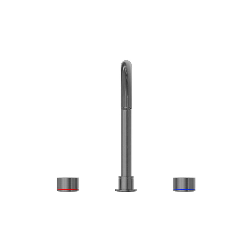 Nero Kara Kitchen Set Gun Metal Tapware Nero