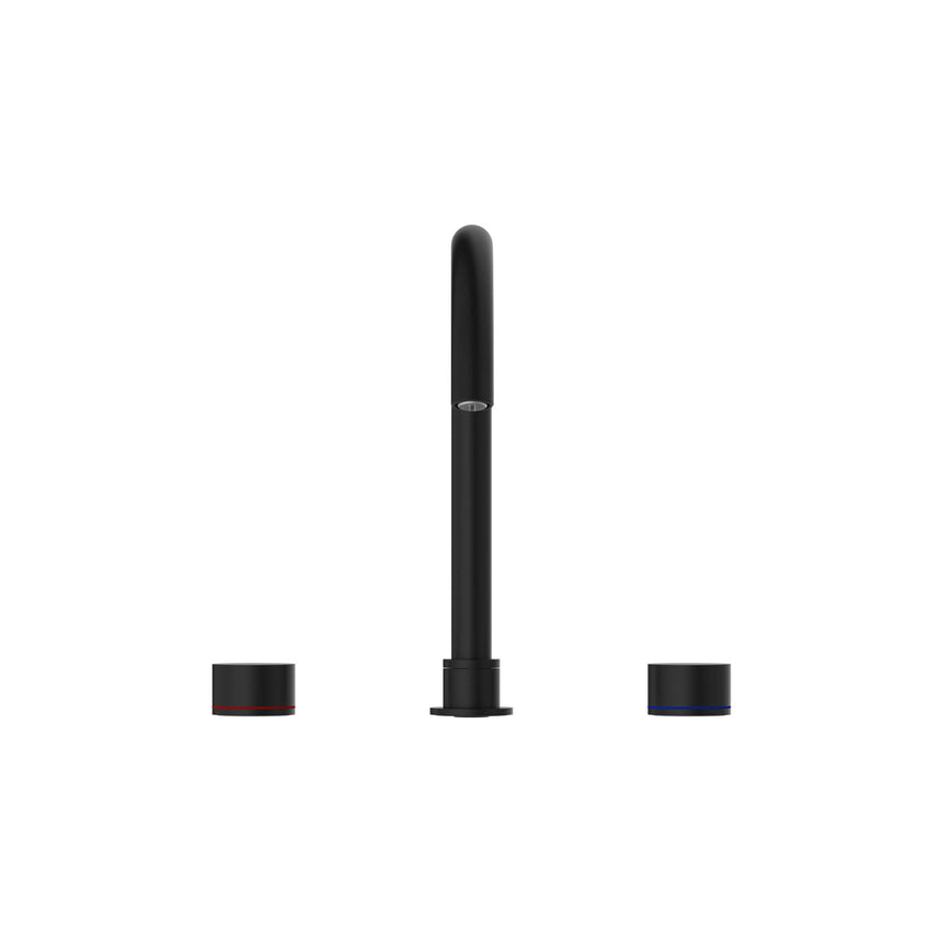Nero Kara Kitchen Set Matte Black Tapware Nero