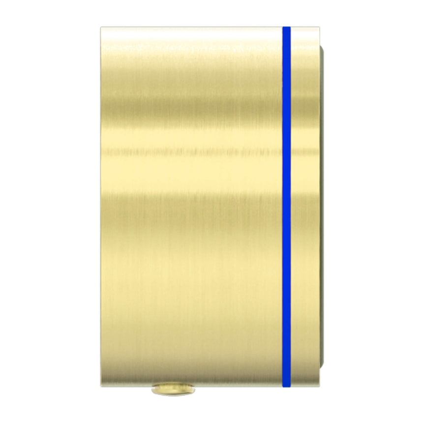Nero Kara Wall Top Assemblies Brushed Yellow Gold Tapware Nero