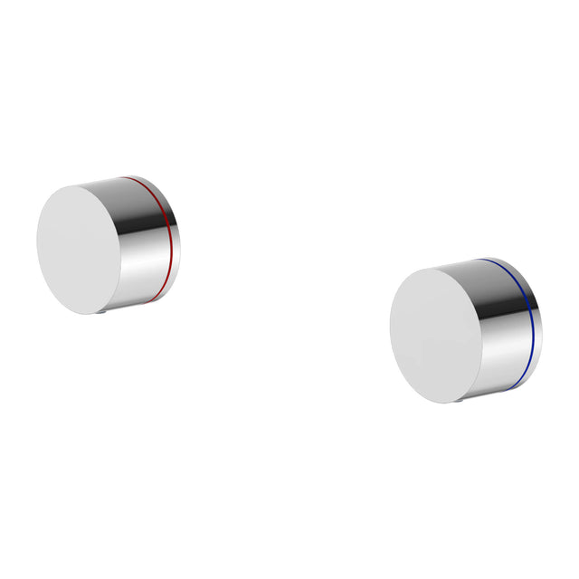 Nero Kara Wall Top Assemblies Chrome Tapware Nero