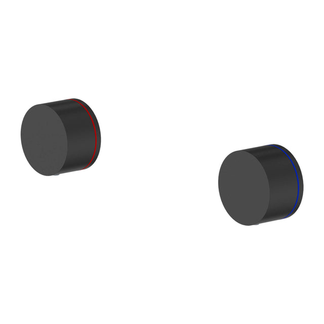 Nero Kara Wall Top Assemblies Matte Black Tapware Nero