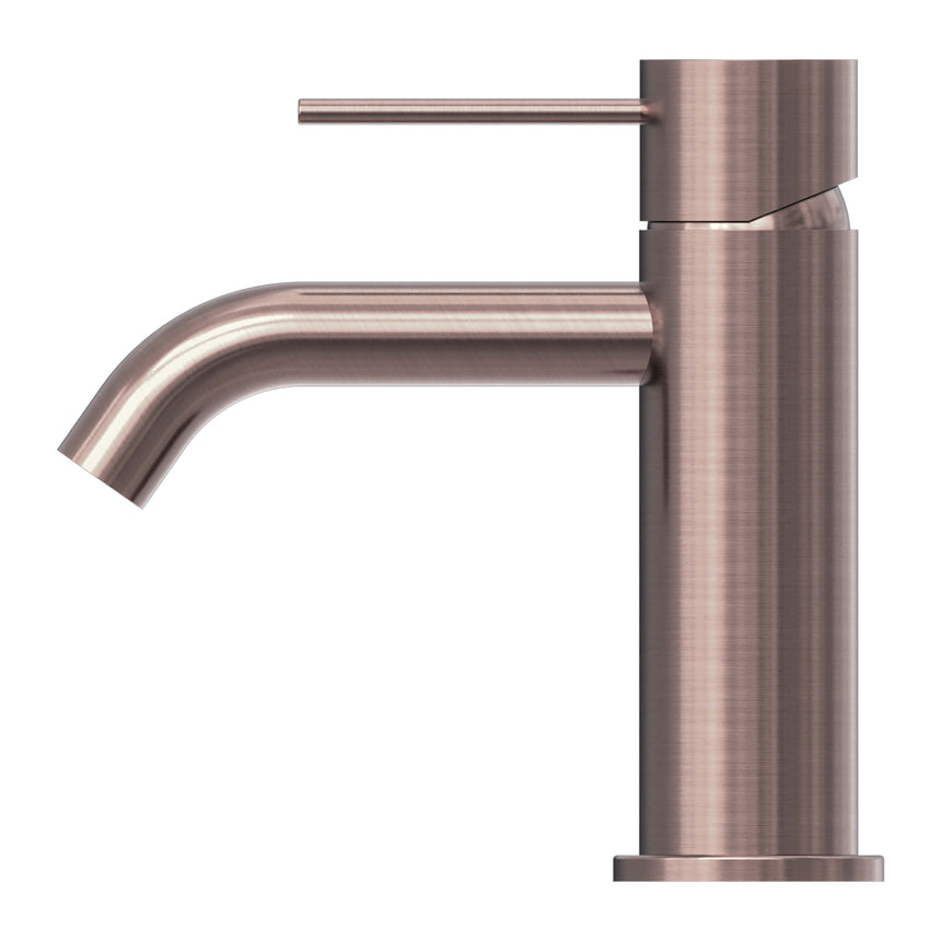 Nero Mecca Basin Mixer Brushed Bronze Tapware Nero