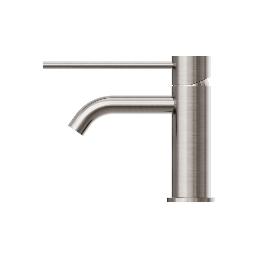 Nero Mecca Care Basin Mixer Brushed Nickel Tapware Nero
