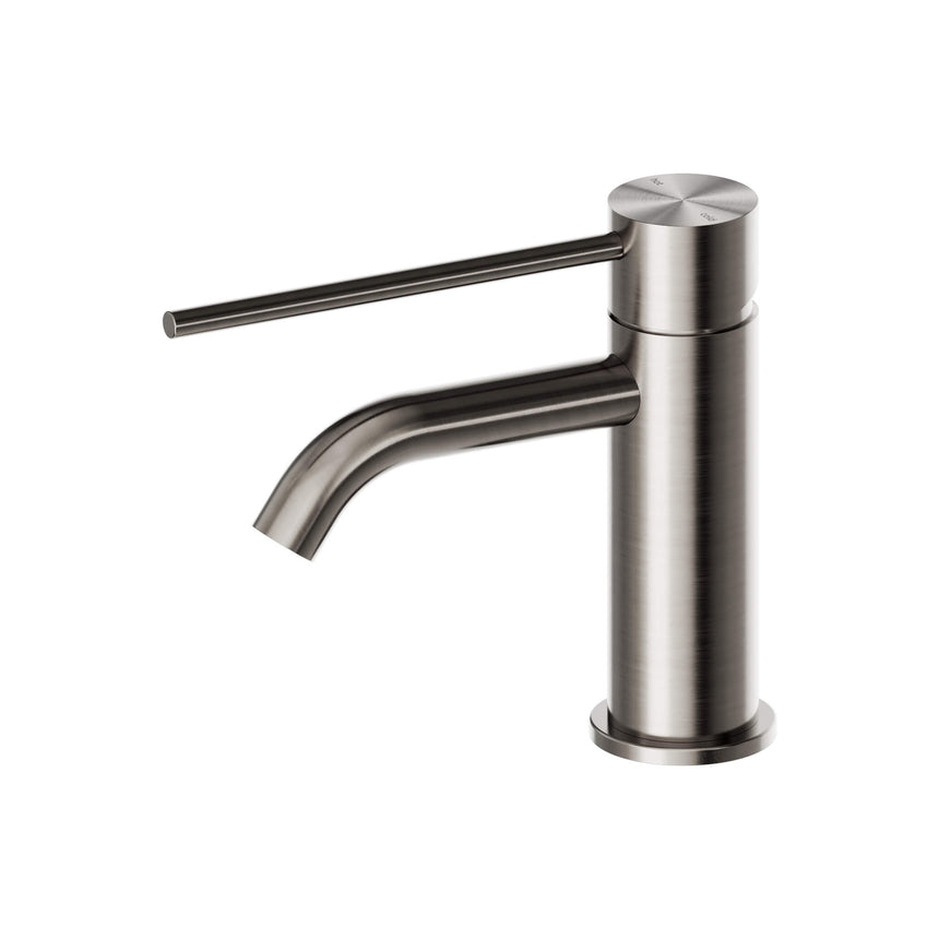 Nero Mecca Care Basin Mixer Brushed Nickel Tapware Nero