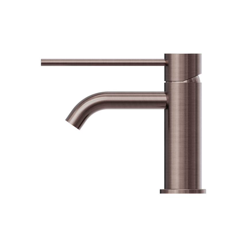 Nero Mecca Care Basin Mixer Brushed Bronze Tapware Nero