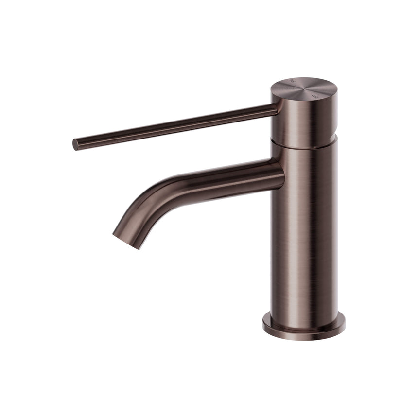 Nero Mecca Care Basin Mixer Brushed Bronze Tapware Nero
