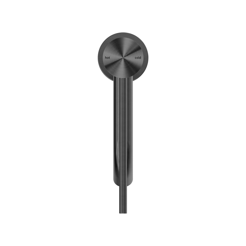 Nero Mecca Care Basin Mixer Gun Metal Tapware Nero