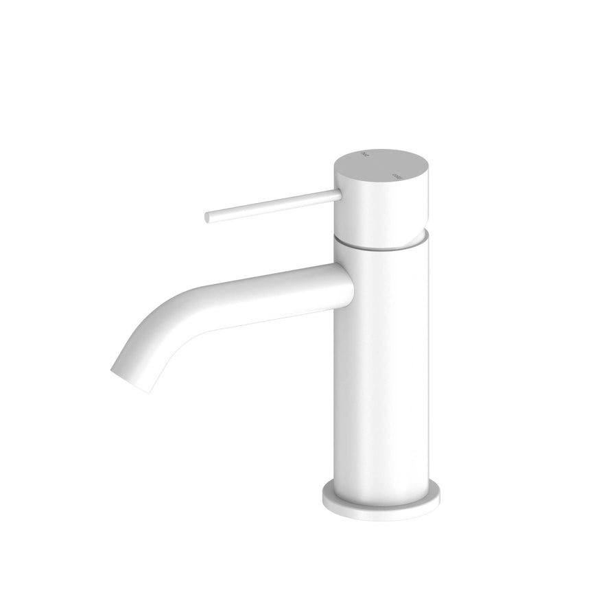 Nero Mecca Basin Mixer Matte White Tapware Nero