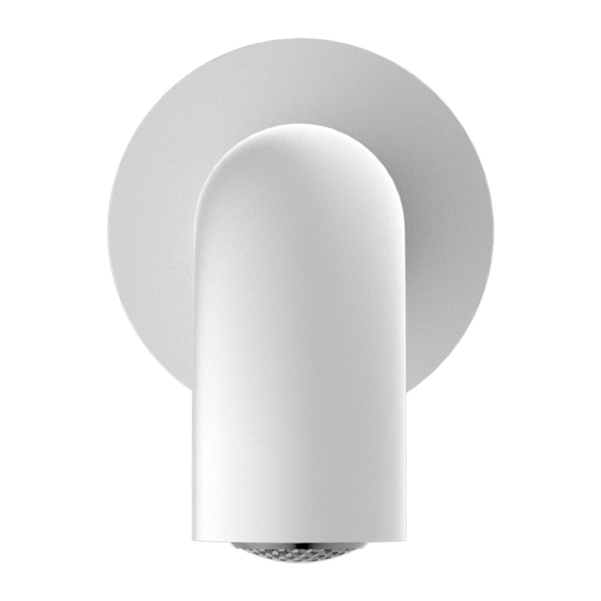 Nero Mecca Bath/Basin Spout Only 160mm Matte White Bath Spout Nero