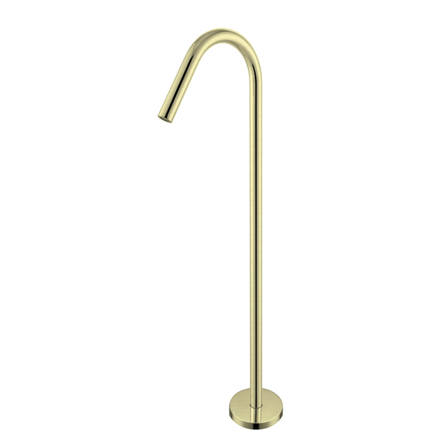 Nero Mecca Floor Standing Bath Spout Only Brushed Yellow Gold Shower Nero