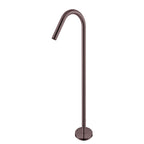 Nero Mecca Floor Standing Bath Spout Only Brushed Bronze