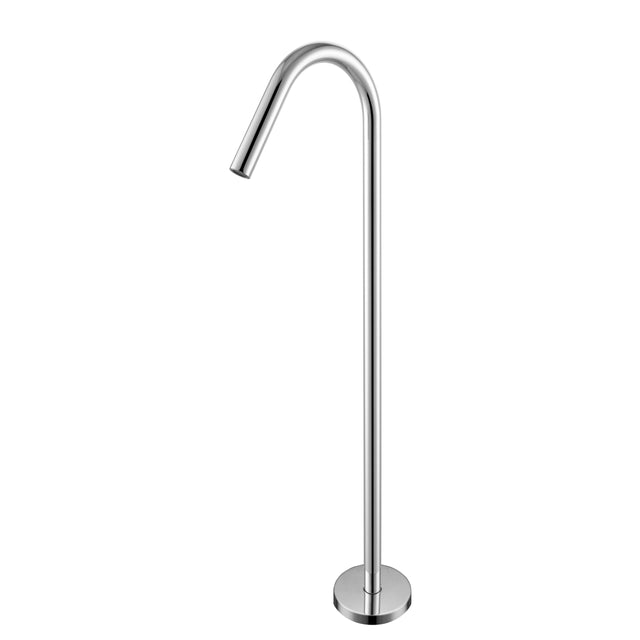 Nero Mecca Floor Standing Bath Spout Only Chrome Shower Nero