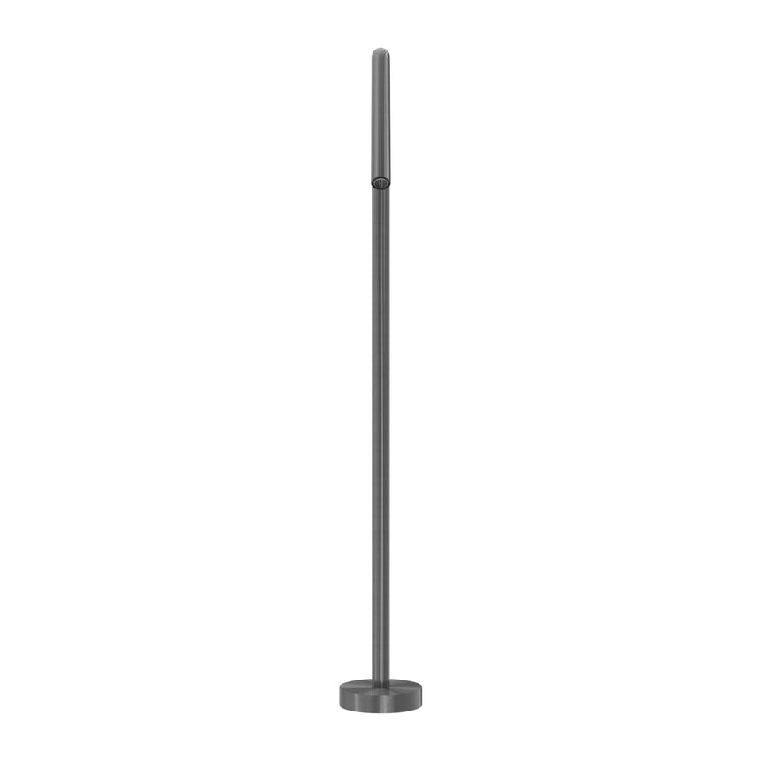 Nero Mecca Floor Standing Bath Spout Only Gun Metal Shower Nero