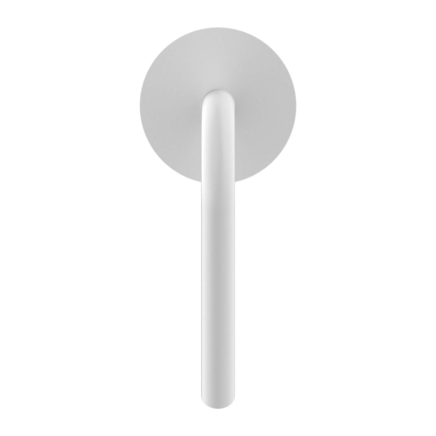 Nero Mecca Floor Standing Bath Spout Only Matte White Shower Nero