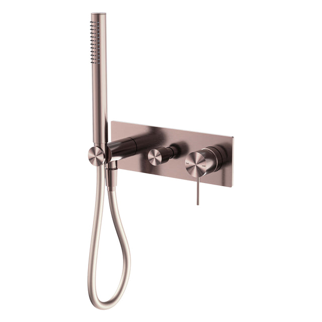 Nero Mecca Shower Mixer Divertor Systerm Brushed Bronze Shower Nero