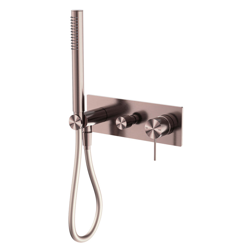 Nero Mecca Shower Mixer Divertor Systerm Brushed Bronze Shower Nero