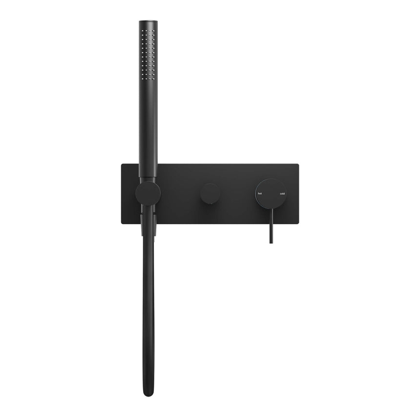Nero Mecca Shower Mixer Divertor Systerm Matte Black Shower Nero
