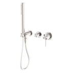 Nero Mecca Shower Mixer Divertor Systerm Separate Back Plate Brushed Nickel
