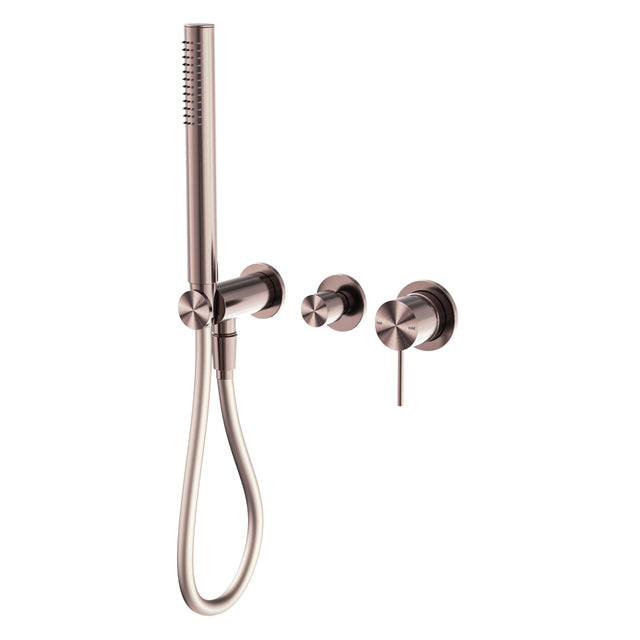Nero Mecca Shower Mixer Divertor Systerm Separate Back Plate Brushed Bronze Shower Nero