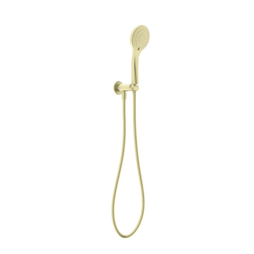 Nero Mecca Hand Hold Shower With Air Shower Brushed Yellow Gold Shower Nero