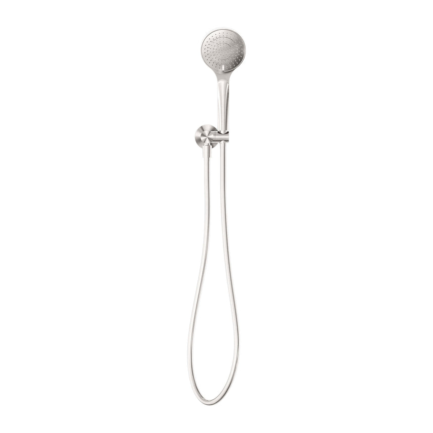 Nero Mecca Hand Hold Shower With Air Shower Brushed Nickel Shower Nero