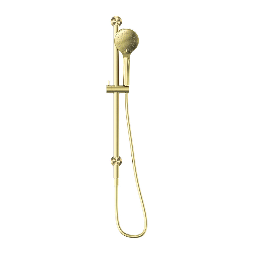 Nero Mecca Rail Shower With Air Shower Brushed Yellow Gold Shower Nero