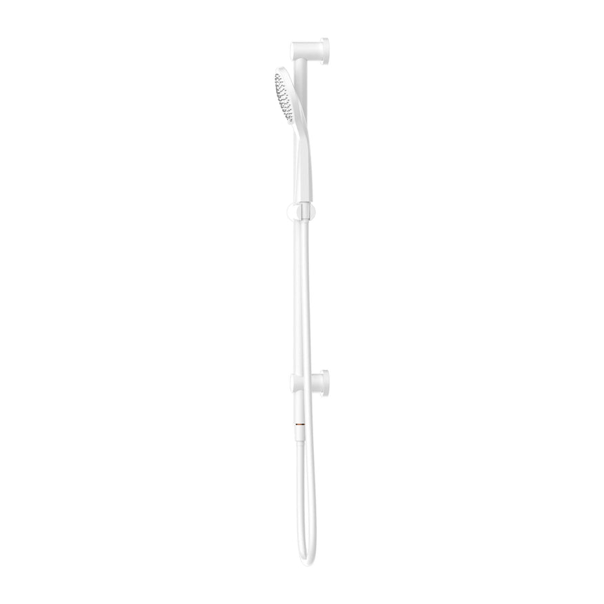 Nero Mecca Rail Shower With Air Shower Matte White Shower Nero