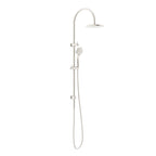 Nero Mecca Twin Shower With Air Shower Brushed Nickel