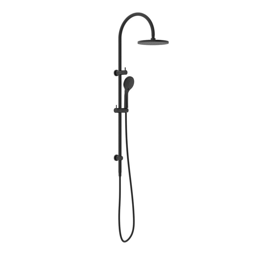 Nero Mecca Twin Shower With Air Shower Matte Black Shower Nero