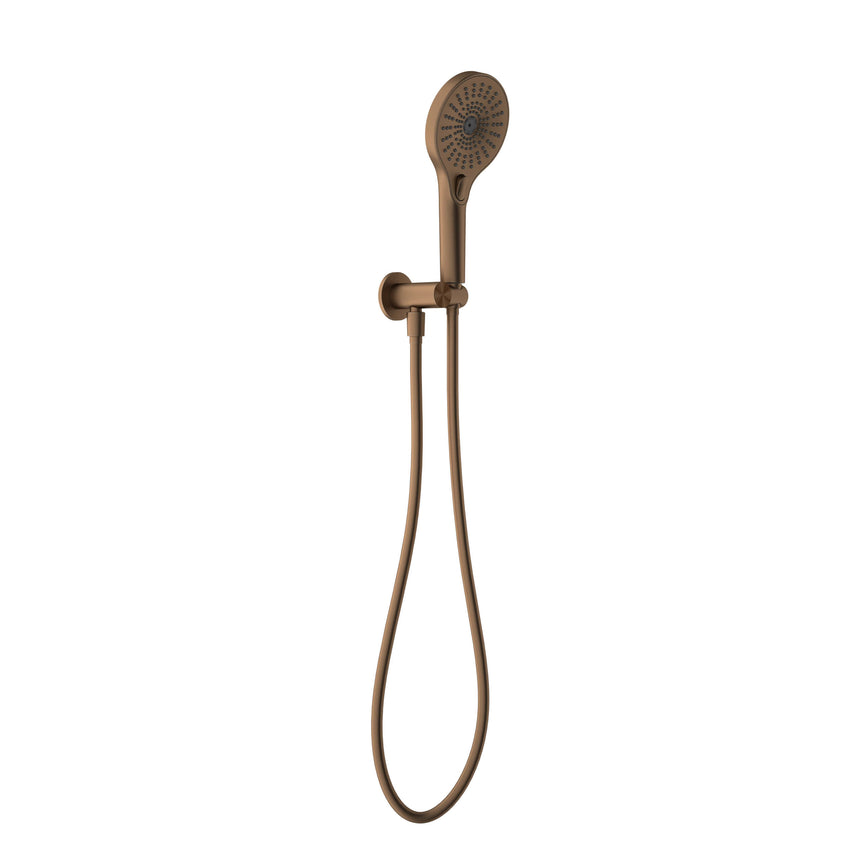Nero Mecca Hand Hold Shower With Shower Brushed Bronze Shower Nero