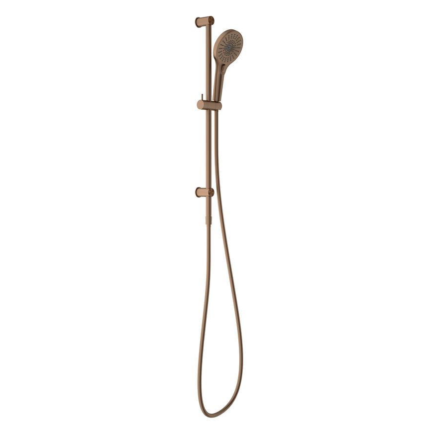 Nero Mecca Rail Shower With Shower Brushed Bronze Shower Nero