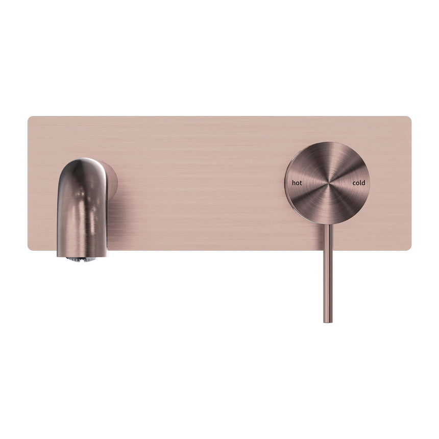 Nero Mecca Wall Basin/Bath Mixer 160mm Brushed Bronze Tapware Nero