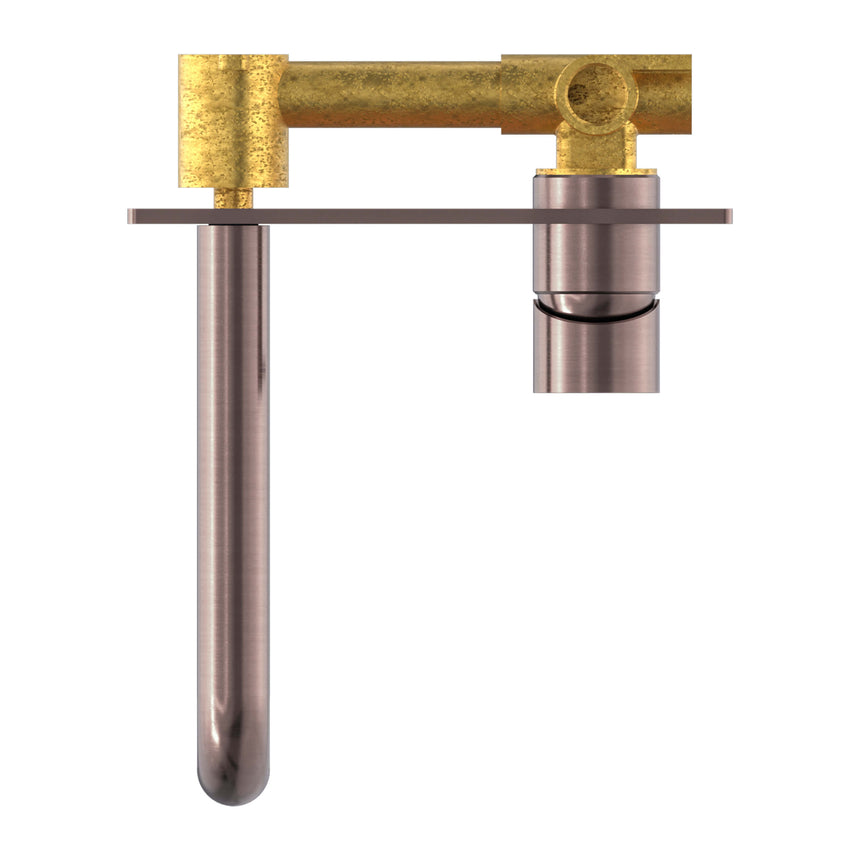 Nero Mecca Wall Basin/Bath Mixer 160mm Brushed Bronze Tapware Nero