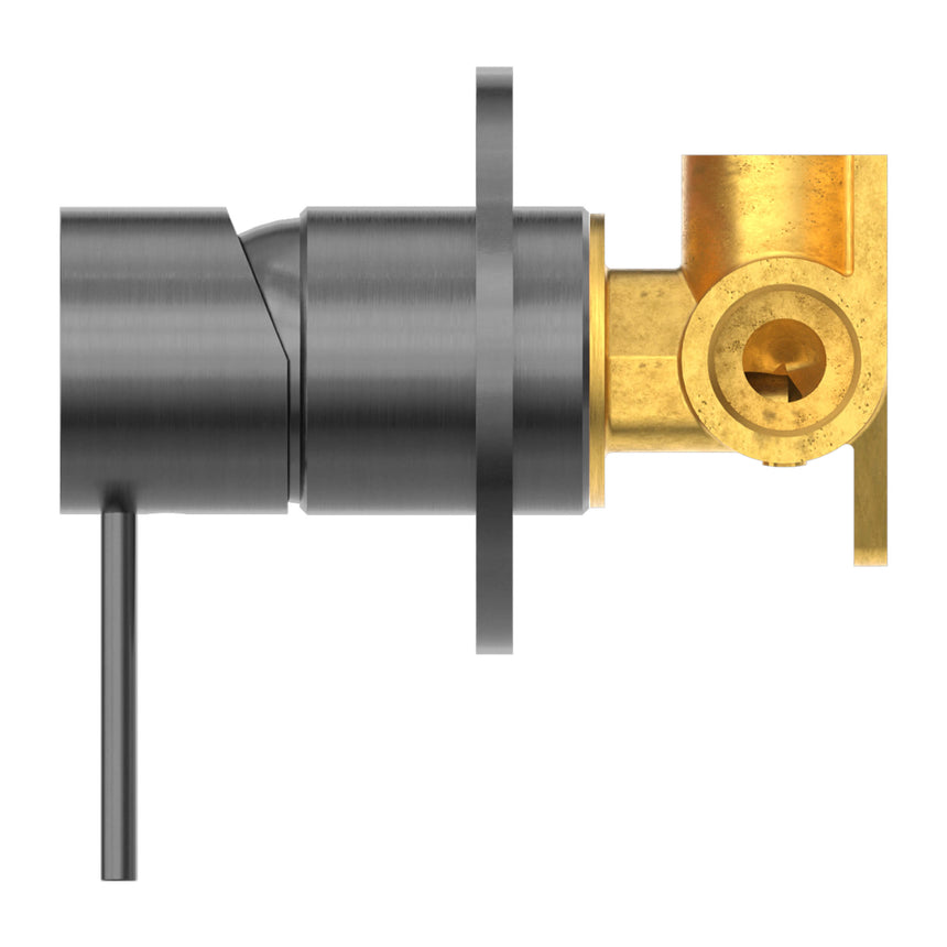 Nero Mecca Shower Mixer Gun Metal Shower Nero