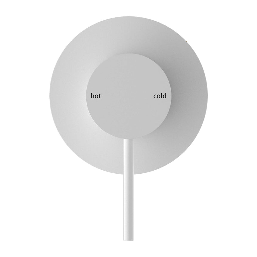 Nero Mecca Shower Mixer Matte White Shower Nero