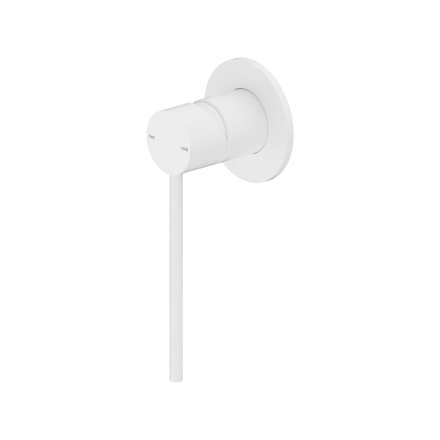 Nero Mecca Care Shower Mixer Matte White Shower Nero