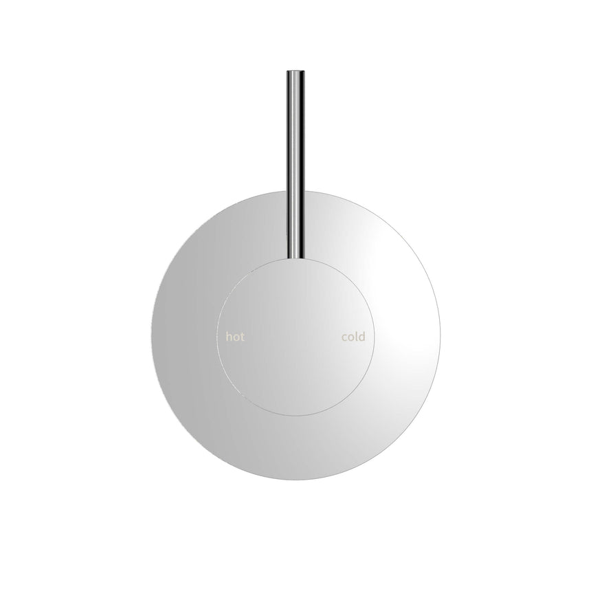 Nero Mecca Shower Mixer Handle Up Chrome Shower Nero