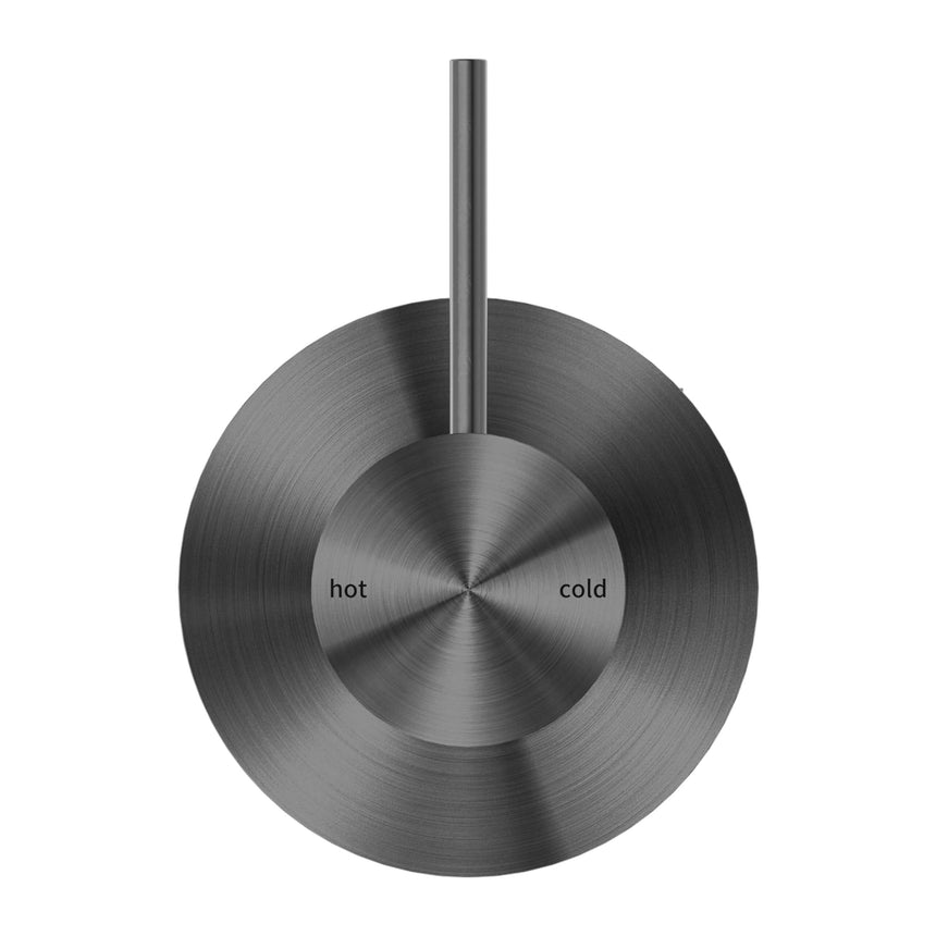 Nero Mecca Shower Mixer Handle Up Gun Metal Shower Nero