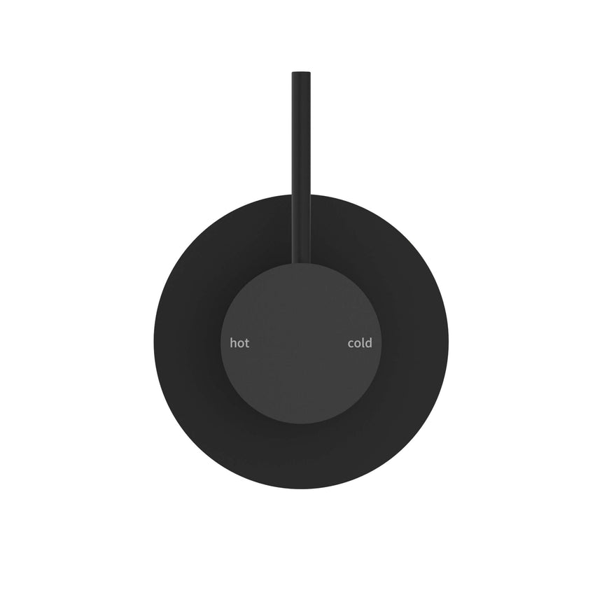 Nero Mecca Shower Mixer Handle Up Matte Black Shower Nero