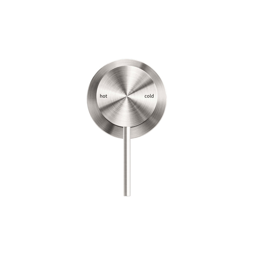 Nero Mecca Shower Mixer 60mm Plate Brushed Nickel Shower Nero