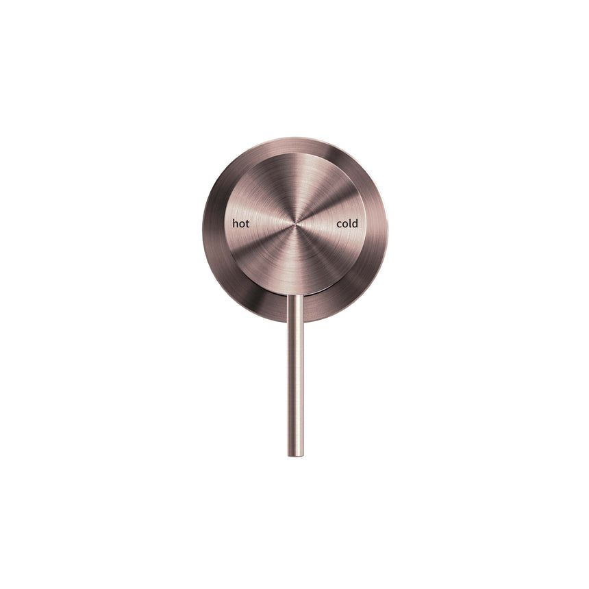 Nero Mecca Shower Mixer 60mm Plate Brushed Bronze Shower Nero