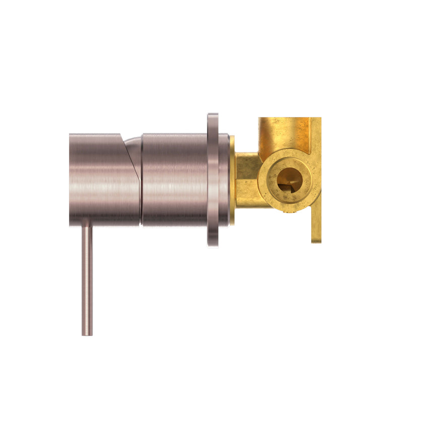 Nero Mecca Shower Mixer 60mm Plate Brushed Bronze Shower Nero