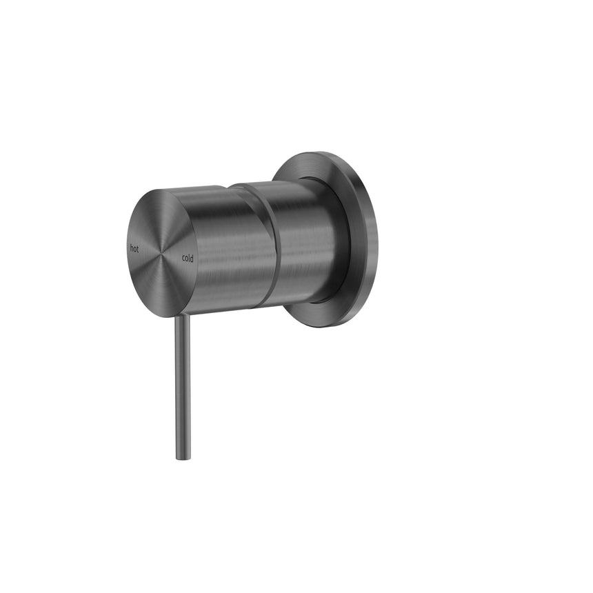 Nero Mecca Shower Mixer 60mm Plate Gun Metal Shower Nero