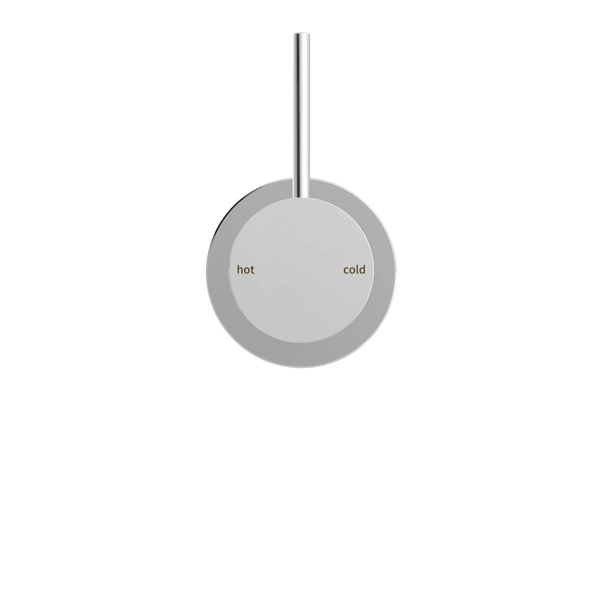 Nero Mecca Shower Mixer 60mm Handle Up Plate Chrome Shower Nero