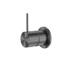 Nero Mecca Shower Mixer 60mm Handle Up Plate Gun Metal