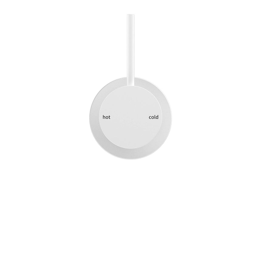 Nero Mecca Shower Mixer 60mm Handle Up Plate Matte White Shower Nero