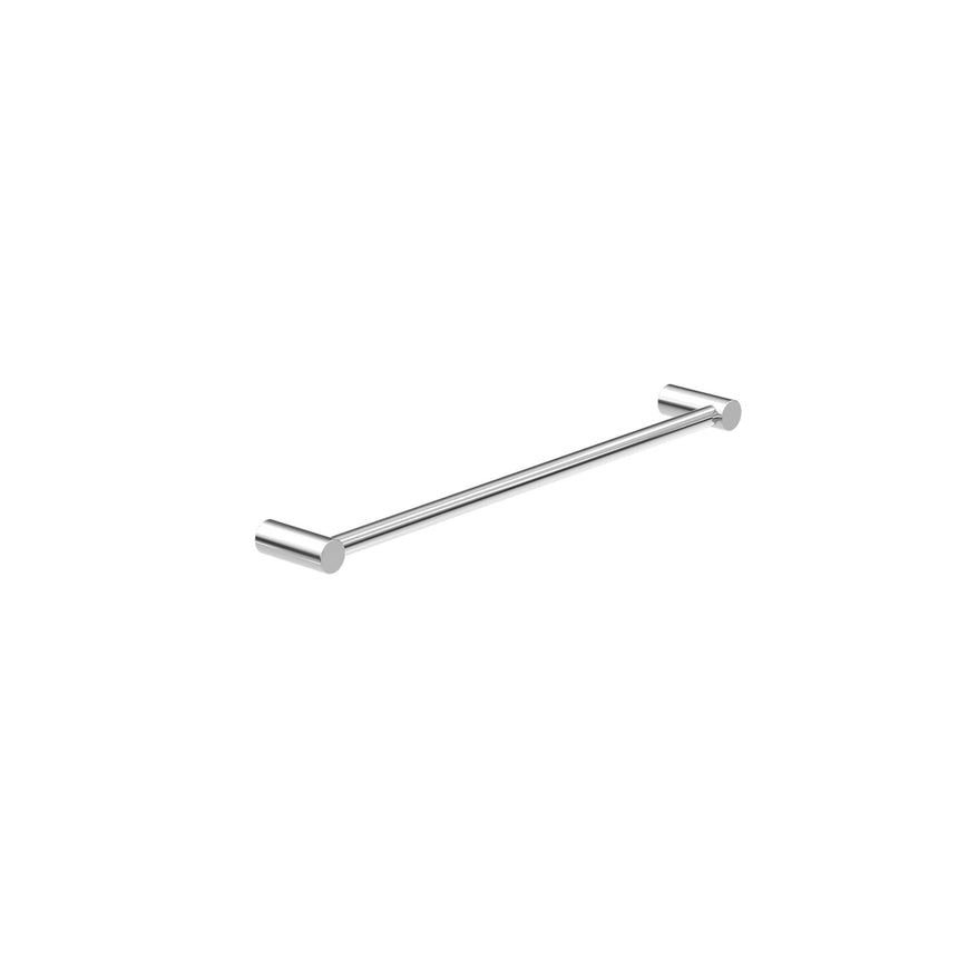 Nero New Mecca Single Towel Rail 600mm Chrome Bathroom Accessories Nero